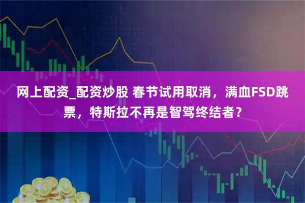 网上配资_配资炒股 春节试用取消，满血FSD跳票，特斯拉不再是智驾终结者？